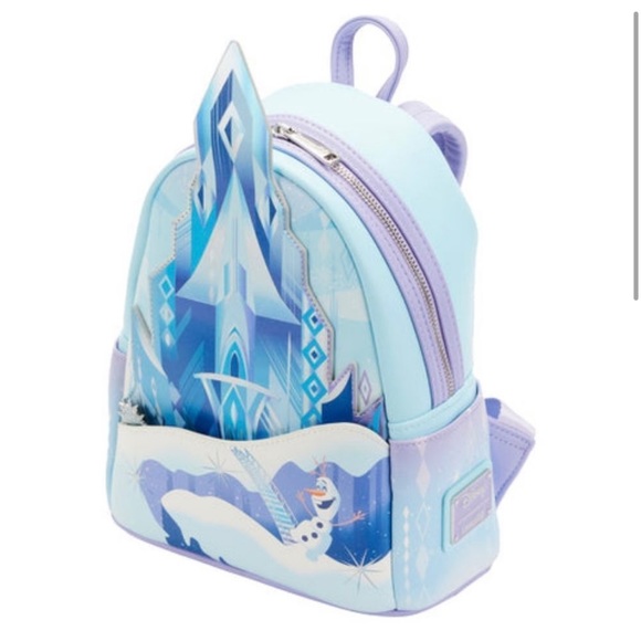 Loungefly Frozen Princess Elsa ice castle backpack - Picture 3 of 9